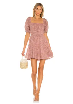 Spell Rae Mini Dress in Dusty Pink Size 10 for rent on The Volte - image 1
