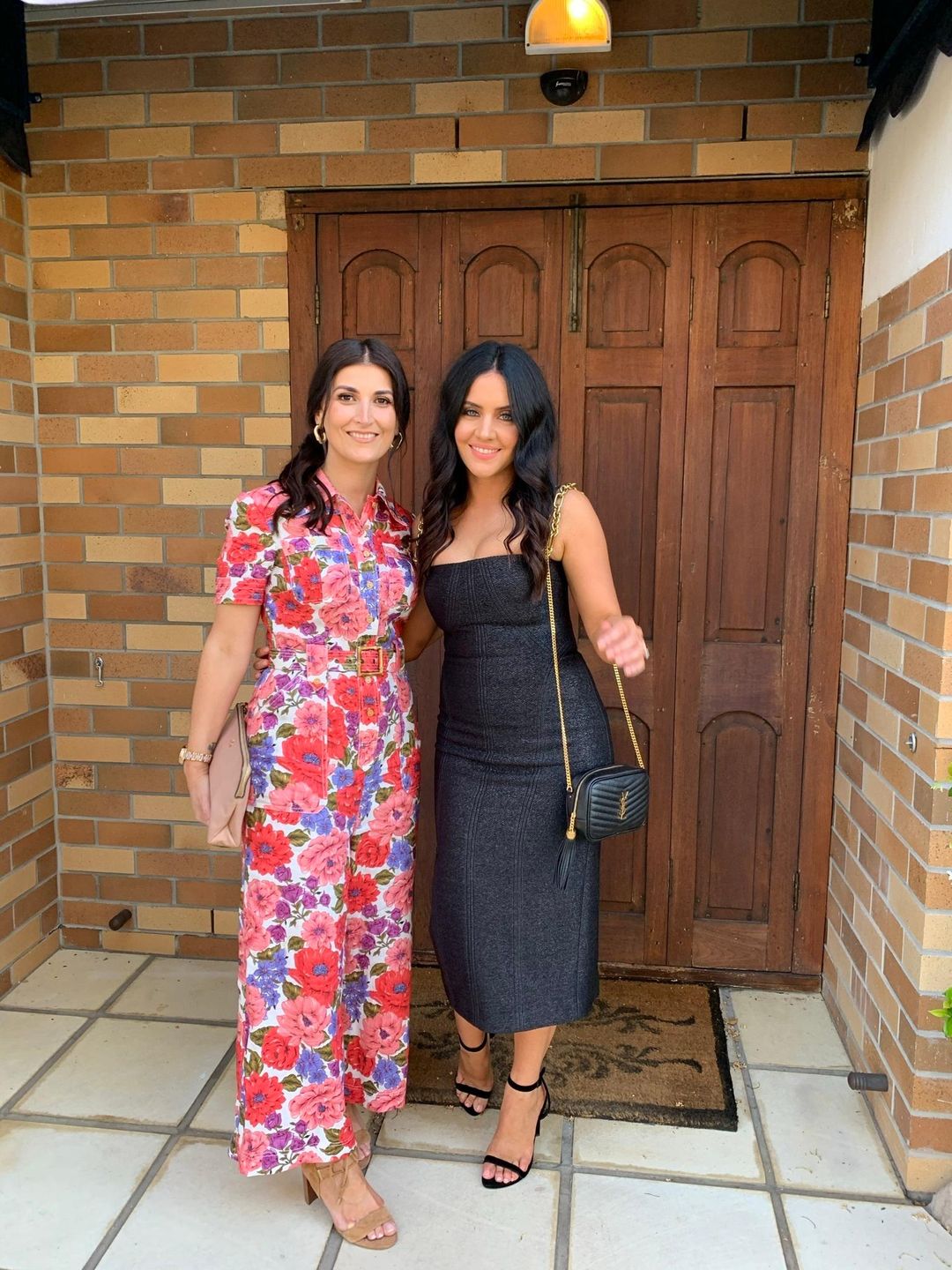 Manning Cartell Neo Classic Midi Dress W/ Chain Black Size 8 for rent on The Volte - main image