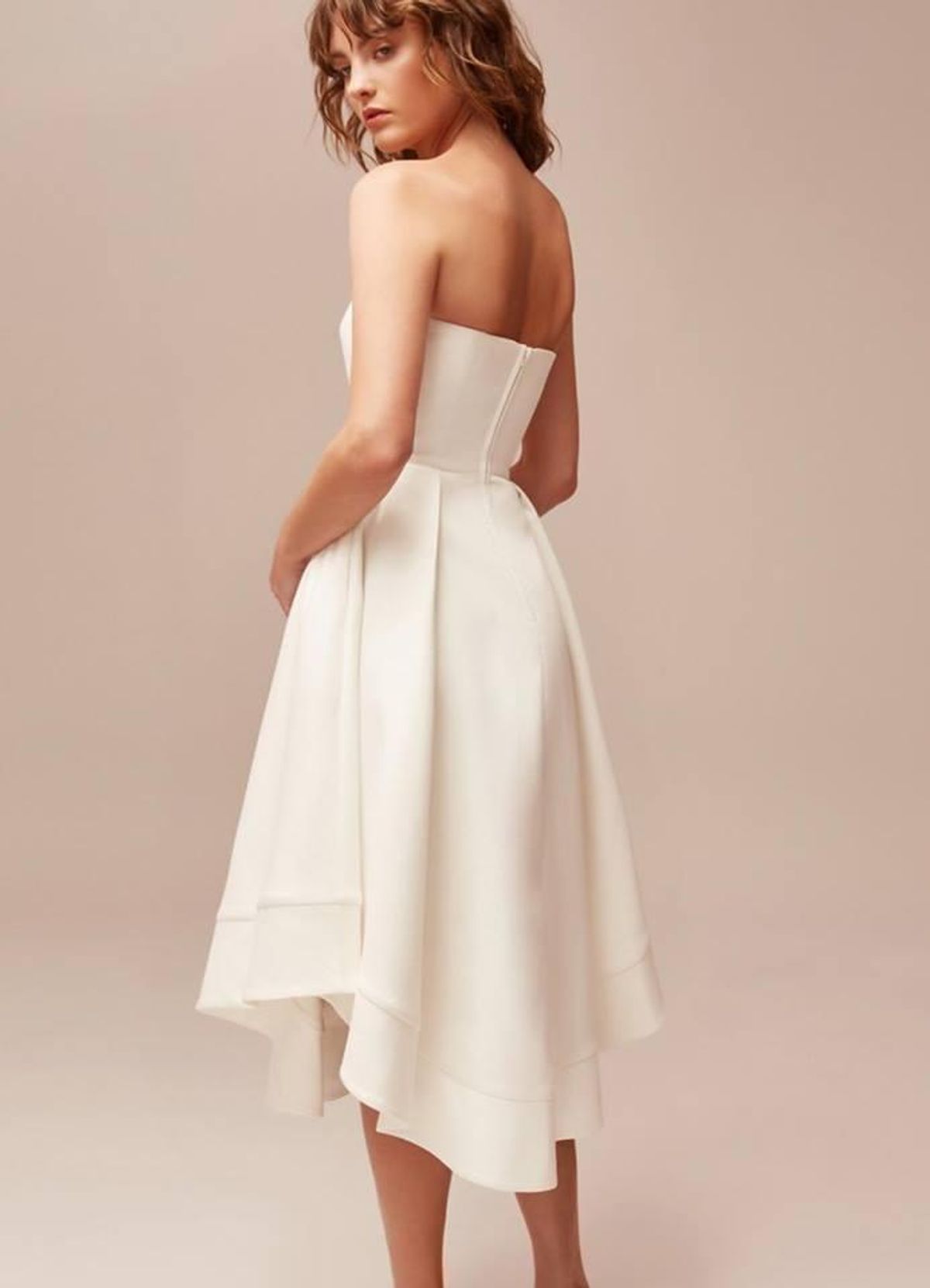 C/MEO Collective Making Waves Dress Ivory Size 6 - Image 3