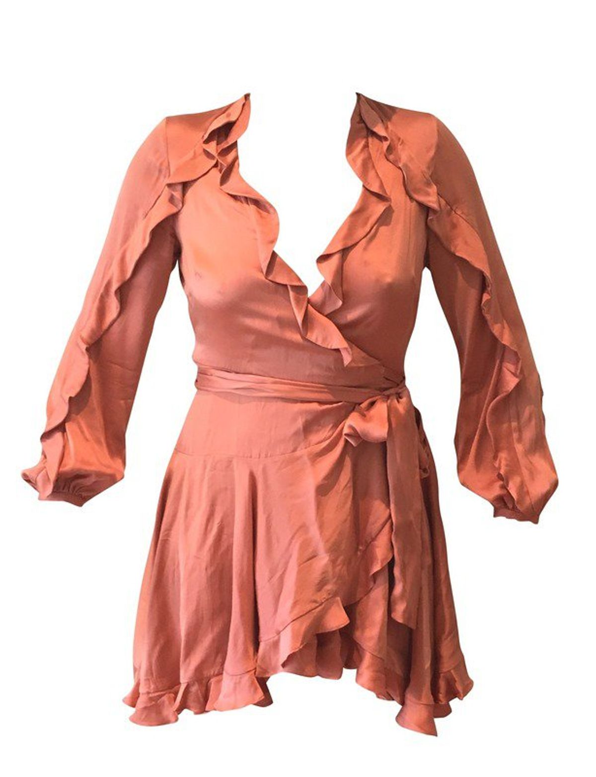Zimmermann Winsome Flutter Robe Dress Guava Size 1 / AU 10 - Image 4