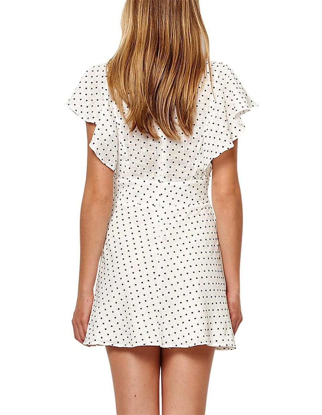 Bec & Bridge Petit Miam Plunge Dress Print Size 6 for rent on The Volte - main image