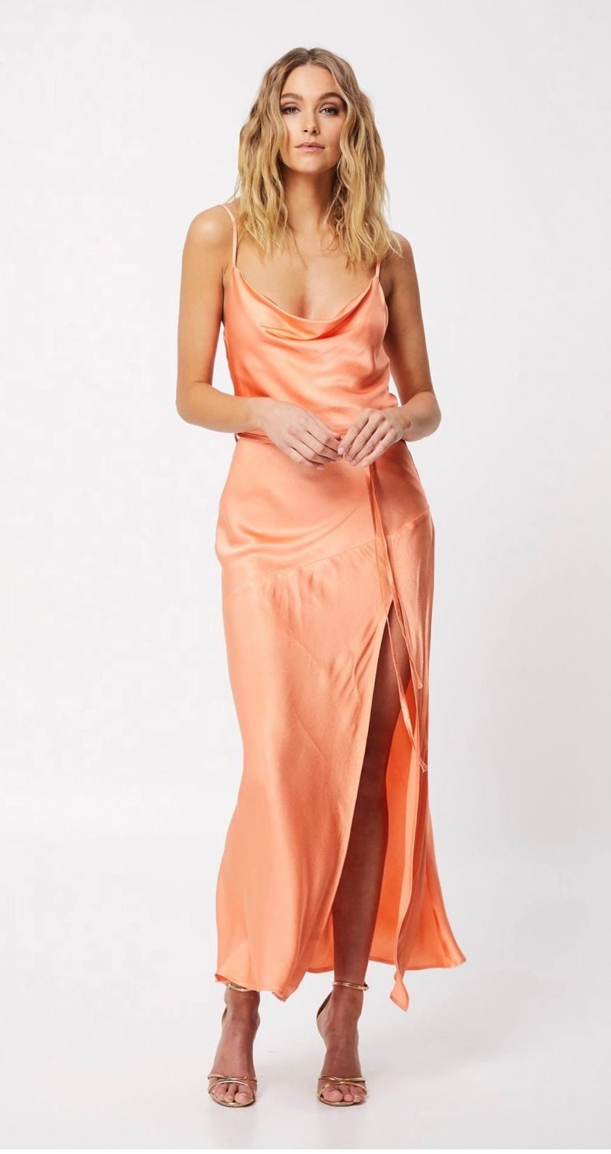 Mossman Crazy For You Dress Peach Size 6 - Image 1