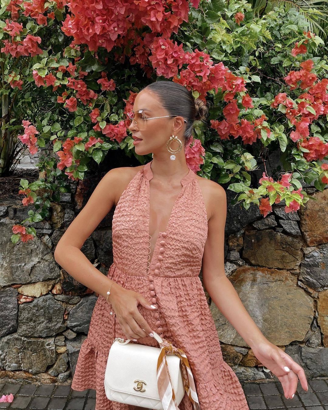 Sheike Milly Dress Nude Size 6 for rent on The Volte - main image