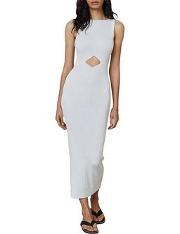 Bec & Bridge Versailles Sleeveless Knit Midi Dress White Size 8 for rent on The Volte - image 4