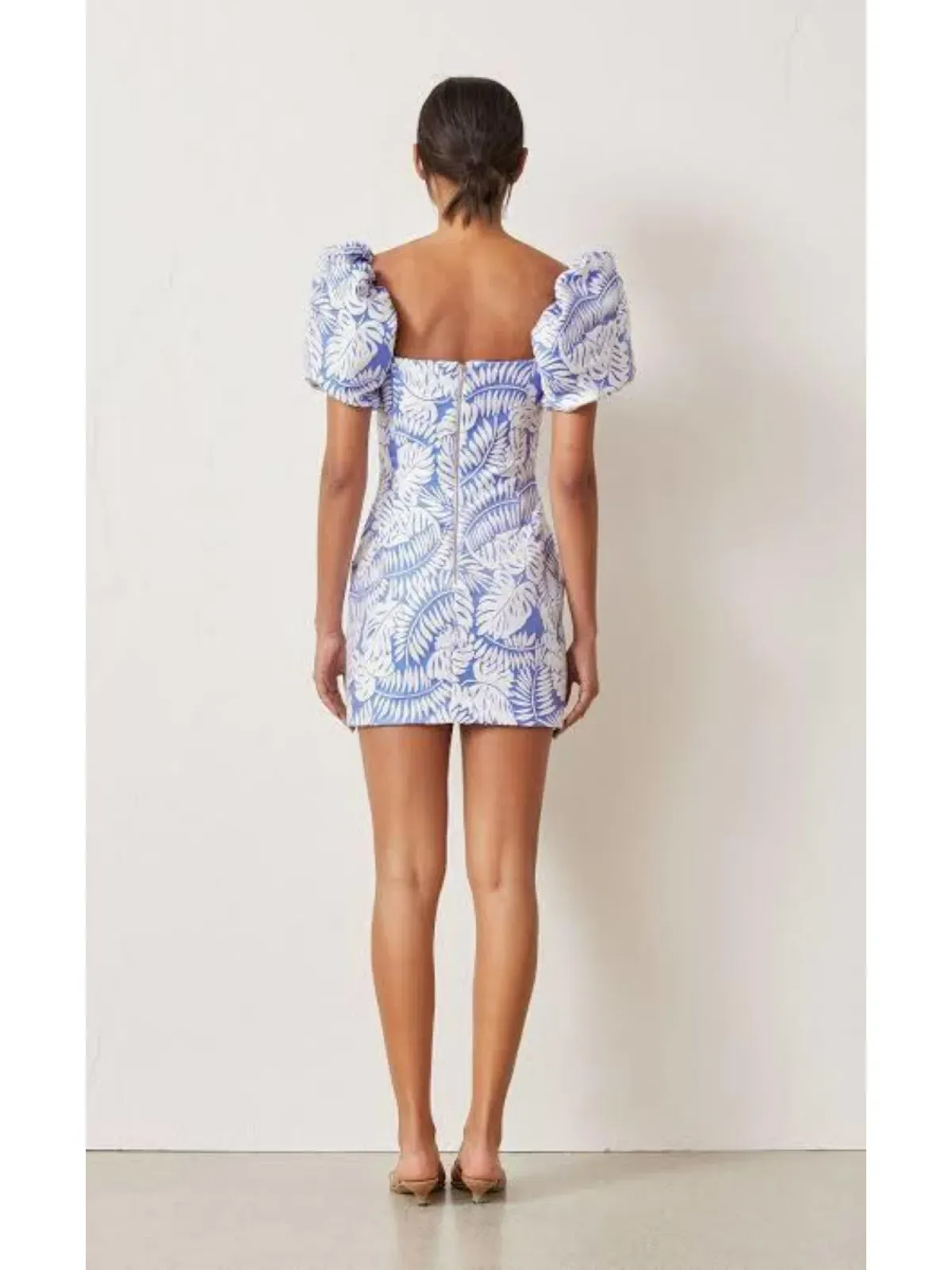 Bec & Bridge Banana Mini Dress Print Size AU 6 - Image 3