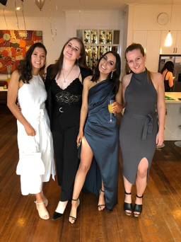 Jetset Knit Slate Dress size 10 for rent on The Volte - image 4