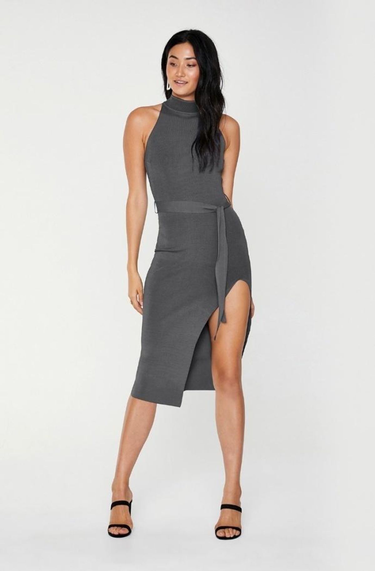 Jetset Knit Slate Dress size 10 - Image 1