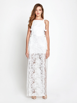 Alice McCall Witchcraft Maxi Dress Porcelain White Size 4 for rent on The Volte - image 2