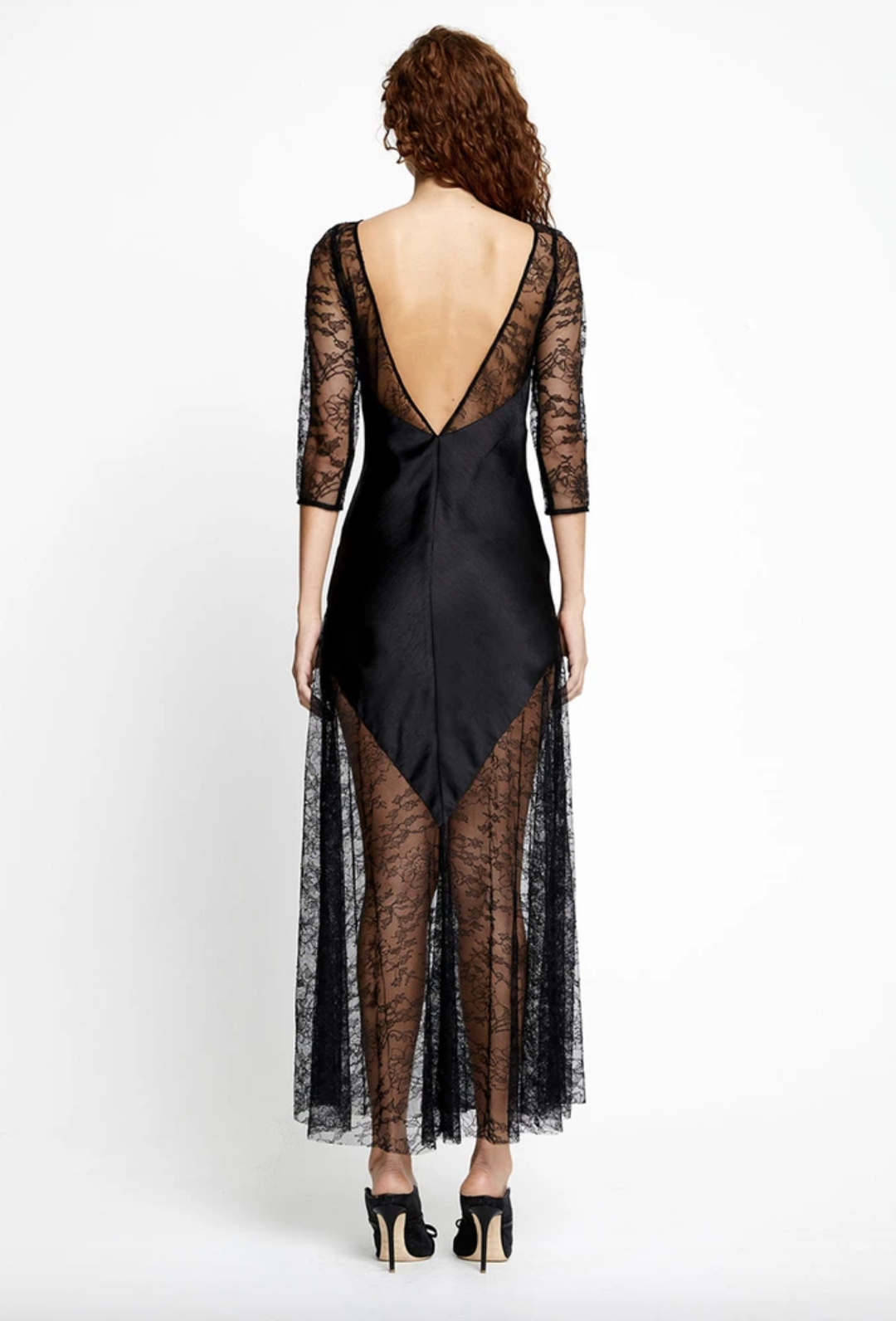 Alice McCall Black Beauty Midi Dress Black Size 8 for rent on The Volte - main image