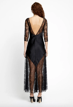 Alice McCall Black Beauty Midi Dress Black Size 8 for rent on The Volte - image 4