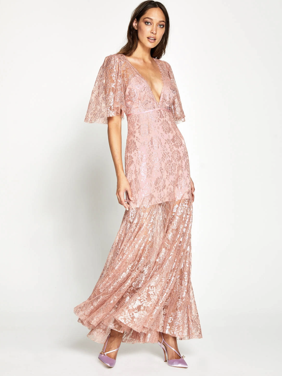 Alice McCall Be Mine Gown Blush Size 6 for rent on The Volte - main image