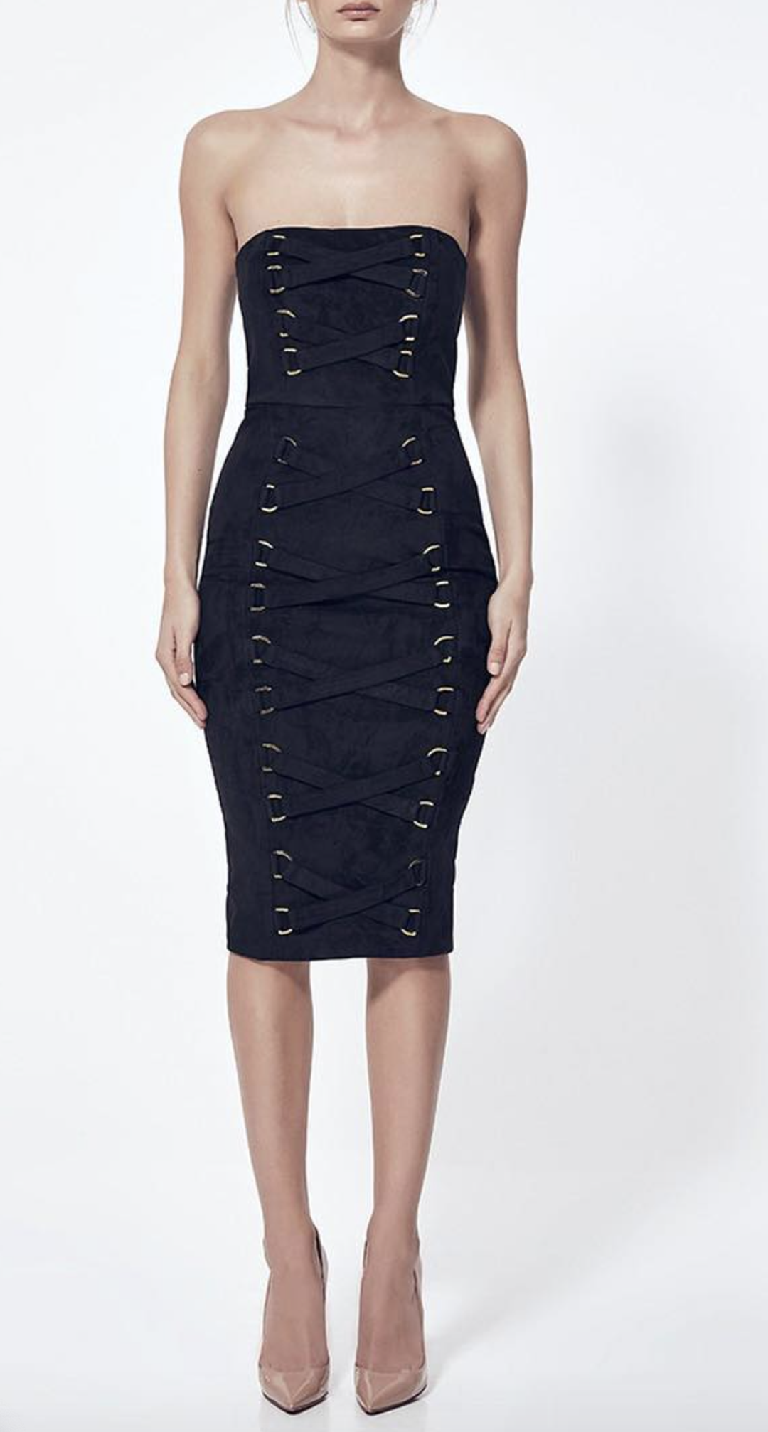 Misha Petra Dress Black Size 10 for rent on The Volte - main image