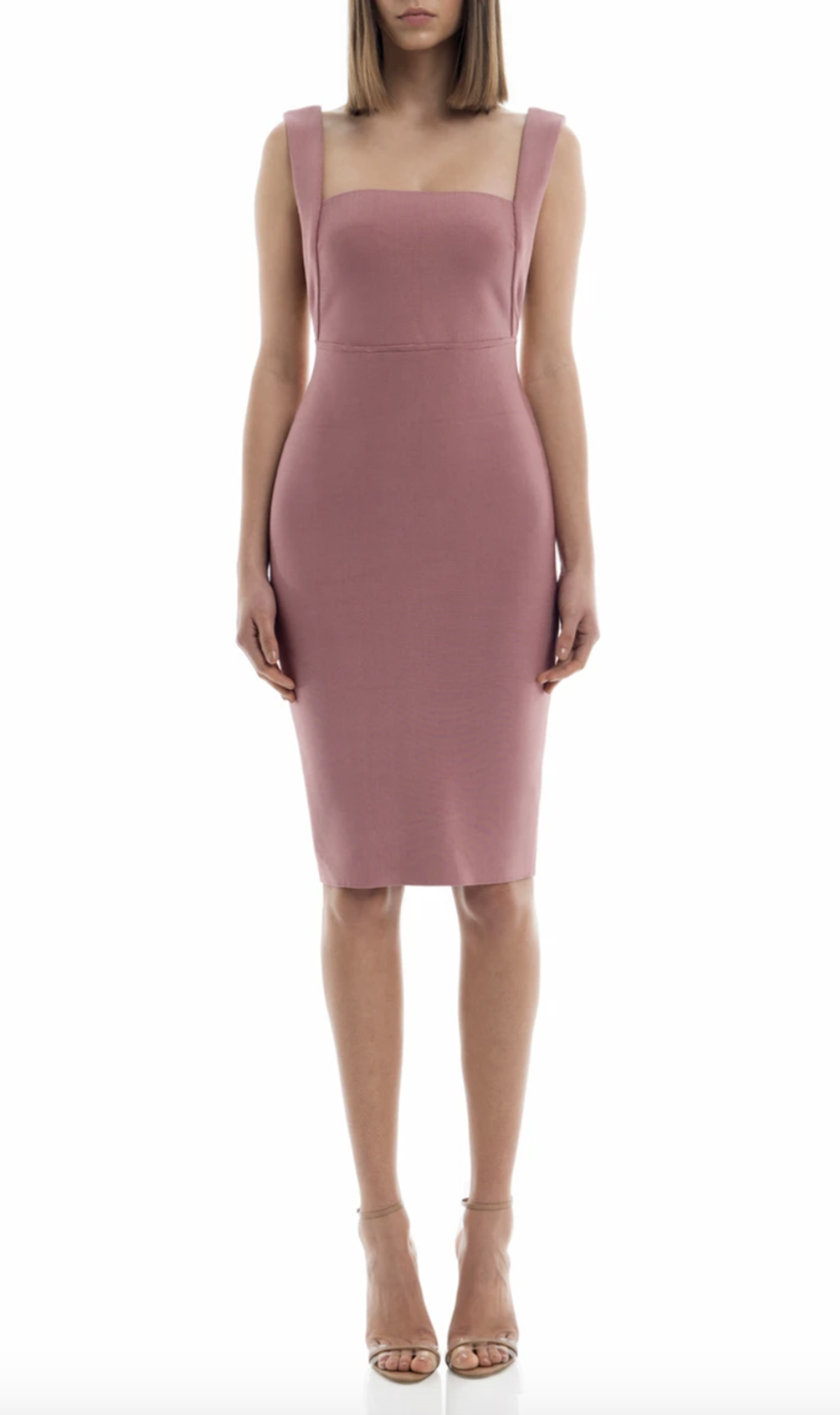 MISHA DUSTY ROSE MAXWELL DRESS SIZE 12/8 - Image 1