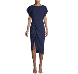 Misha Kendall Dress Navy Size 4 for rent on The Volte - image 2