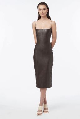 Manning Cartell Alter Egos Backless Midi Dress Brown Size 4 for rent on The Volte - image 1