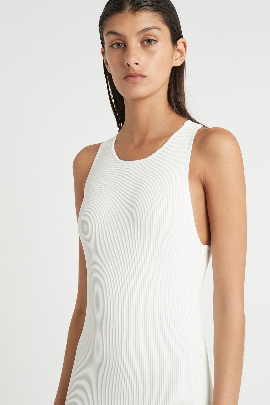Sir The Label Marcelle Open Back Midi Dress White Size 2 | AU 10 for rent on The Volte - main image