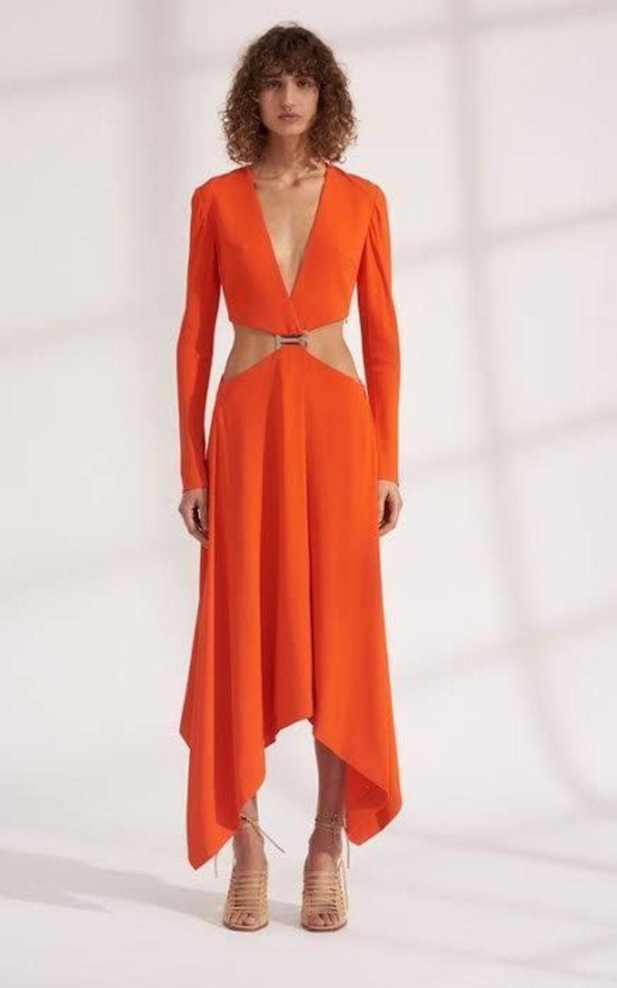 Dion Lee Modular E-Hook Dress Orange Size 6 - Image 1