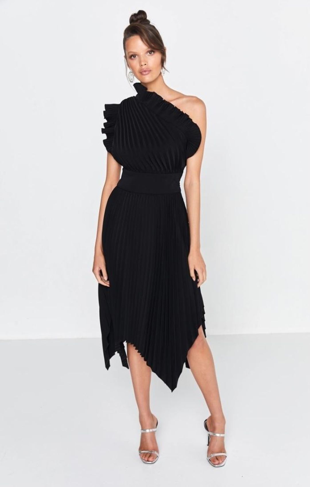 Mossman The Lady Like Dress Black Size 12 for rent on The Volte - main image