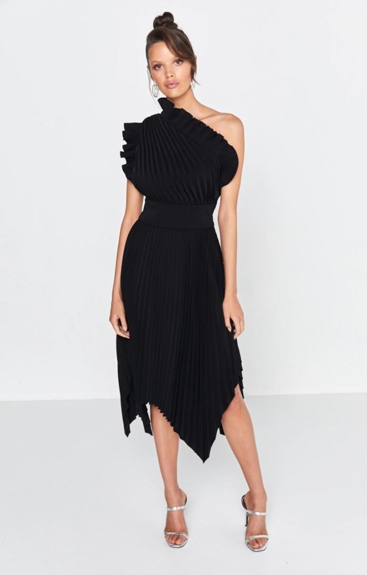 Mossman The Lady Like Dress Black Size 12 for rent on The Volte - main image