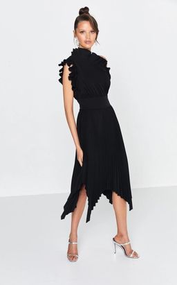 Mossman The Lady Like Dress Black Size 12 for rent on The Volte - image 2