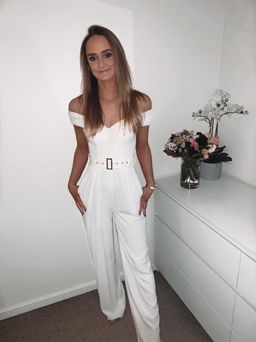 Sheike Amore Jumpsuit - White Size 6 for rent on The Volte - image 2