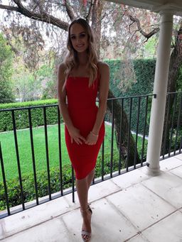 Nookie Boulevard Midi Dress Red Size 6 for rent on The Volte - image 3