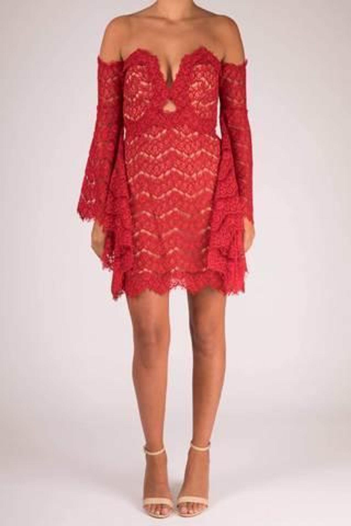 Thurley Love Lost Dress Red Size 8 - Image 1