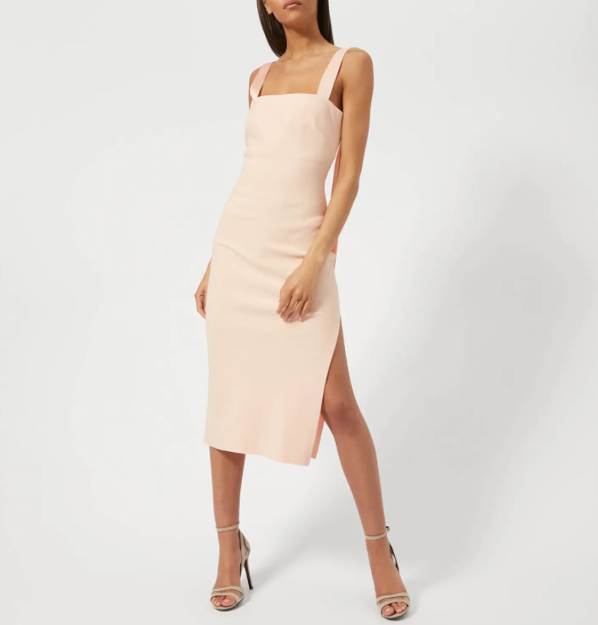 Bec & Bridge Marvellous Tie Dress Peach Size 12 - Image 1