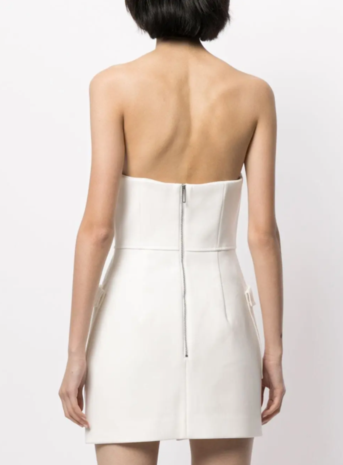 Dion Lee Pocket Bustier Mini Dress White Size 8 - Image 3