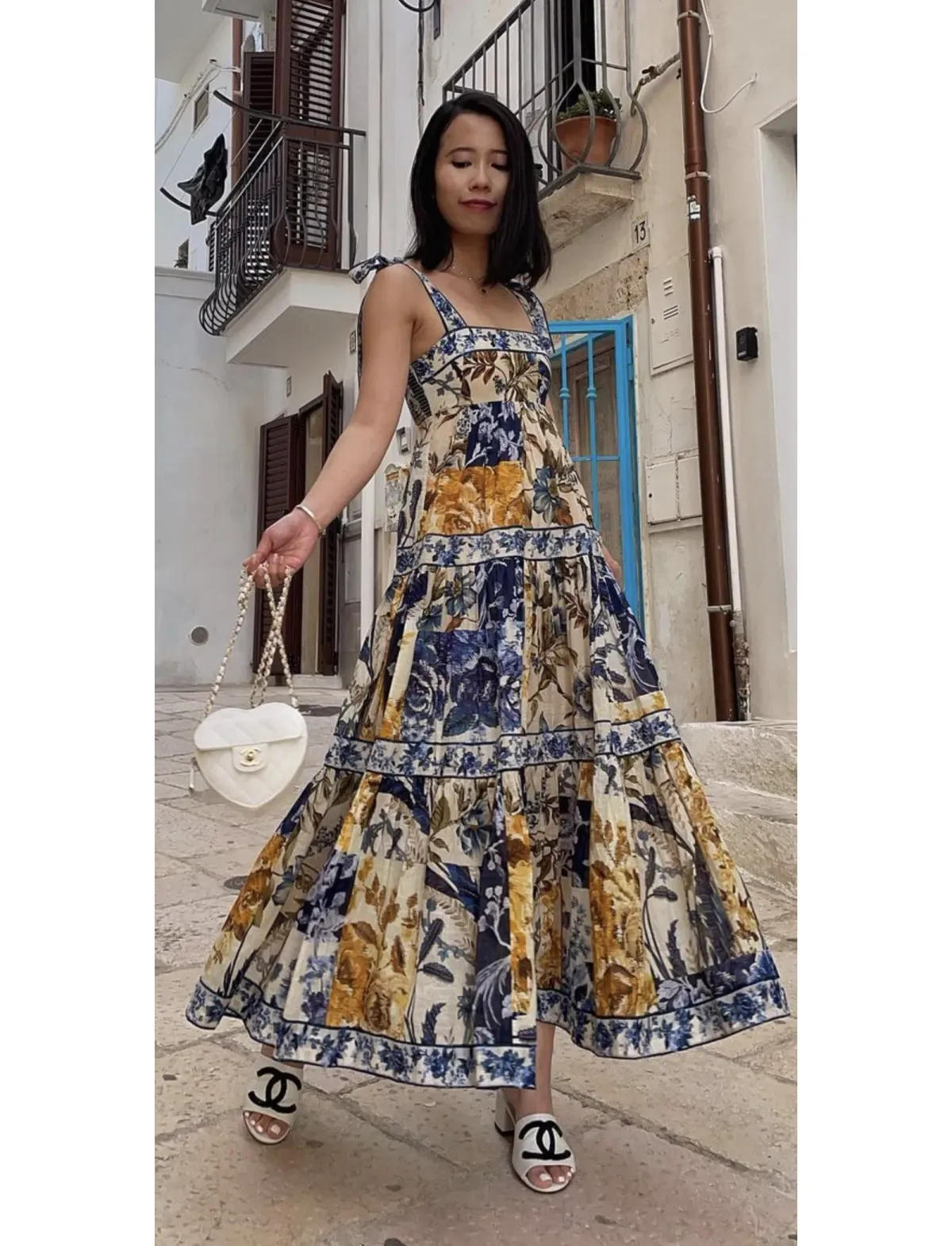 Zimmermann Aliana Midi Dress Floral Size 1/AU 10 - Image 1