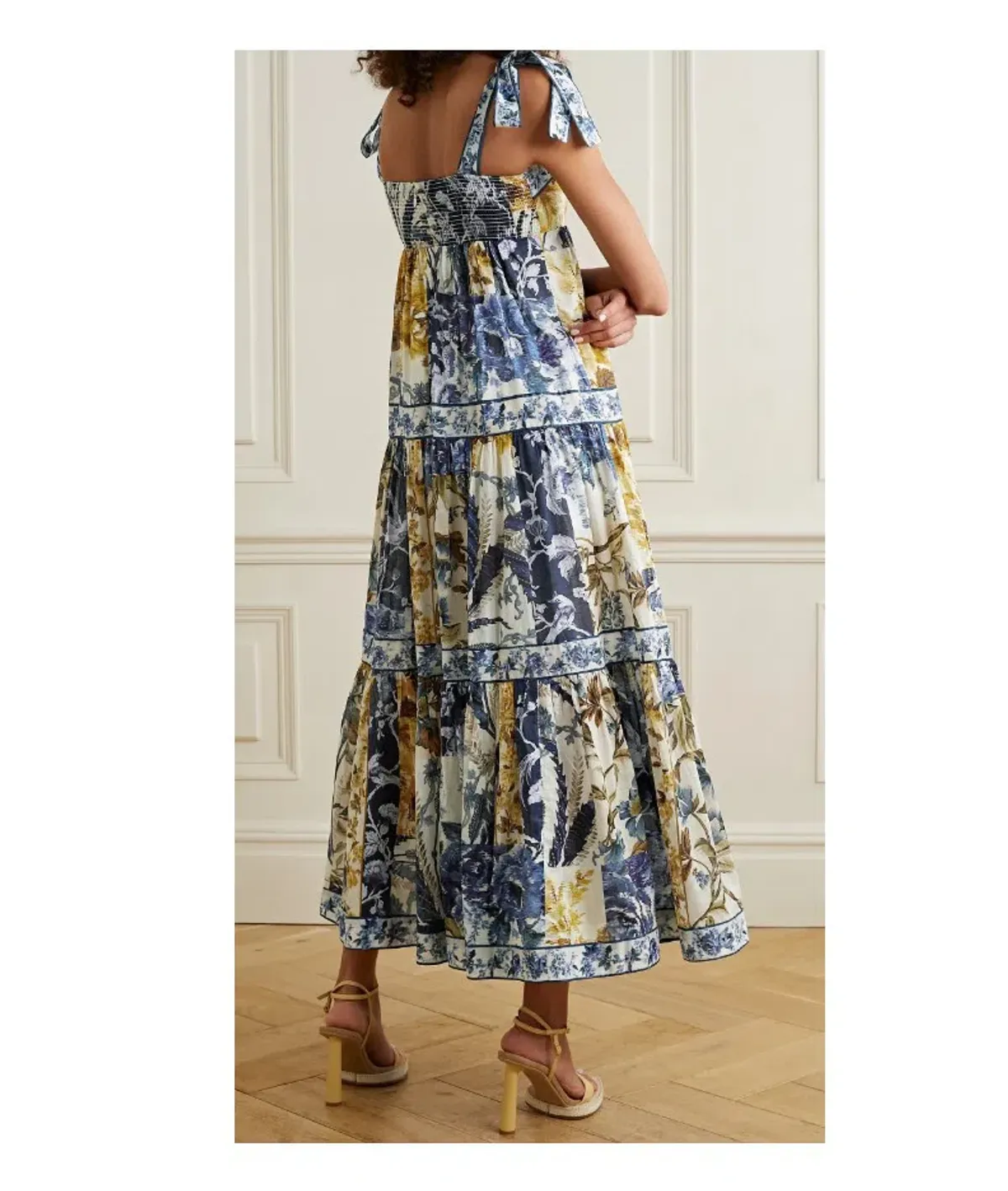 Zimmermann Aliana Midi Dress Floral Size 1/AU 10 - Image 2