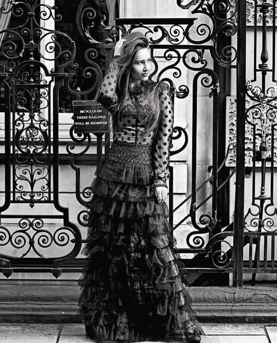 Bronx & Banco Isabella Gown Black Size 10 for rent on The Volte - main image