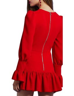 By Johnny Anna V Tulip Sleeve dress size 8 for rent on The Volte - image 2