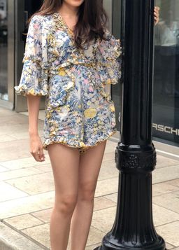 aliceMcCaLL Choose Me Playsuit Gold Bloom size 6 for rent on The Volte - image 4