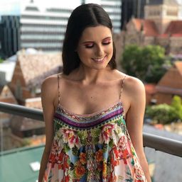 Camilla Flour Hour Full Hem Long Dress for rent on The Volte - image 2