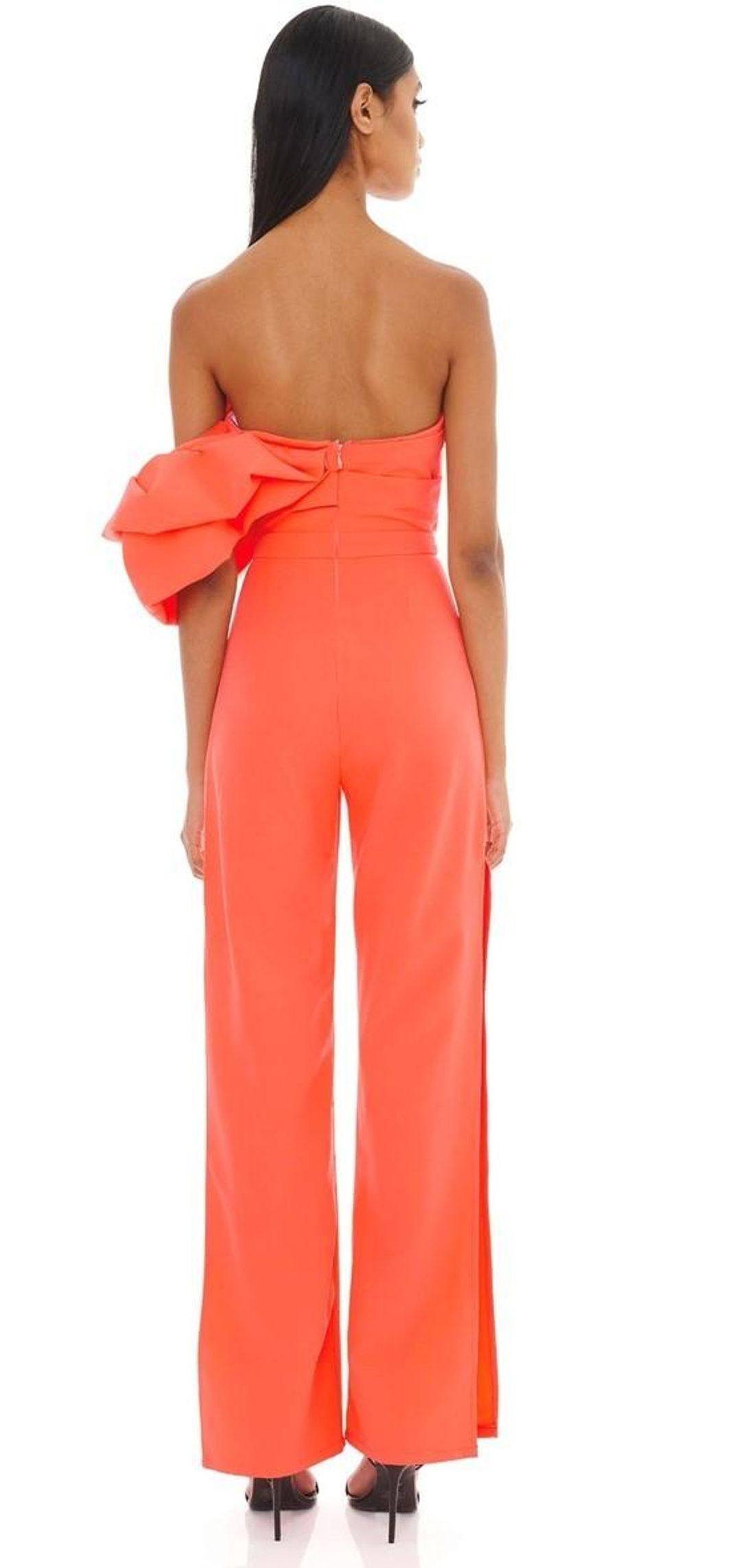 Eliya The Label Layla Pantsuit Orange Size 12 for rent on The Volte - main image