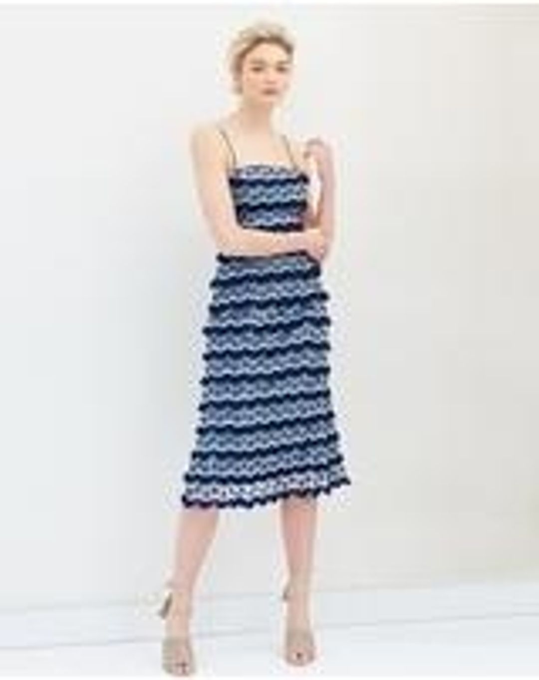 Keepsake the label Midi Dress Navy Blue Size 8 for rent on The Volte - main image