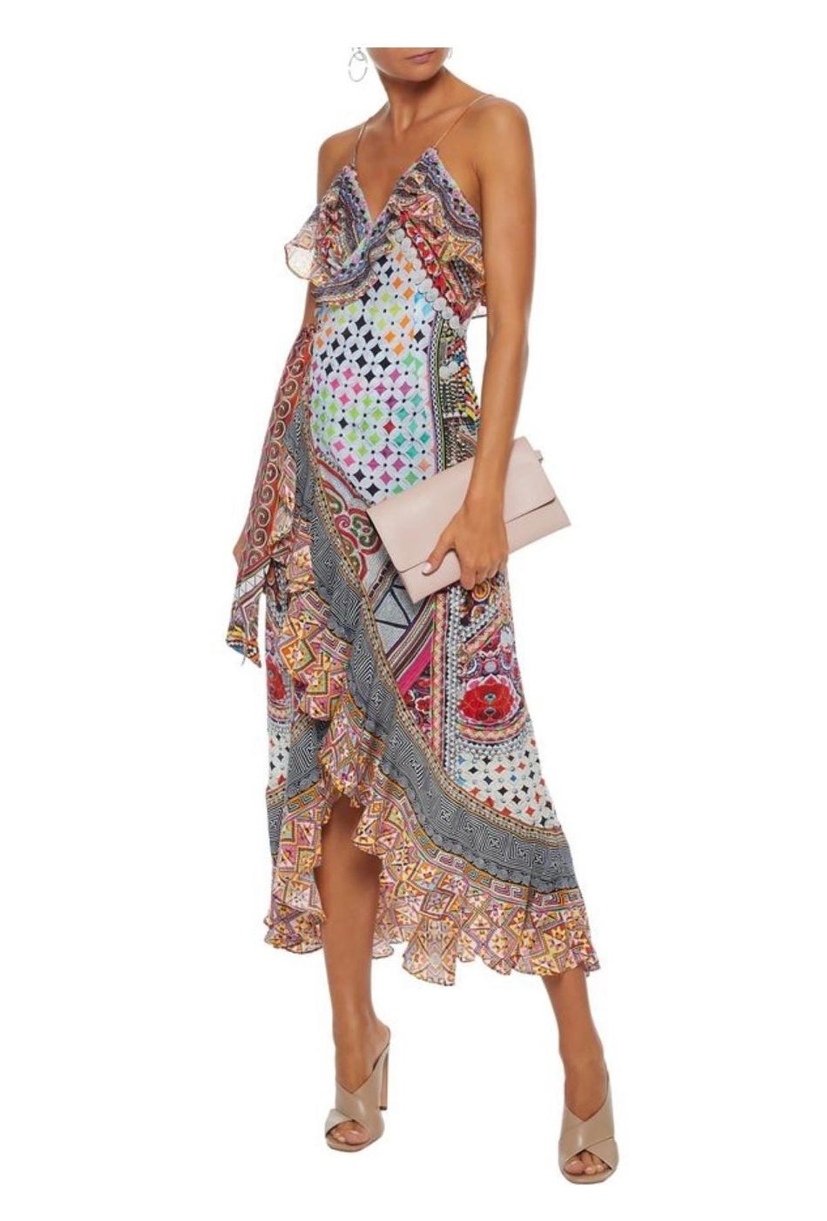 Camilla Girls Club Wrap Dress Multi Size 12 - Image 1