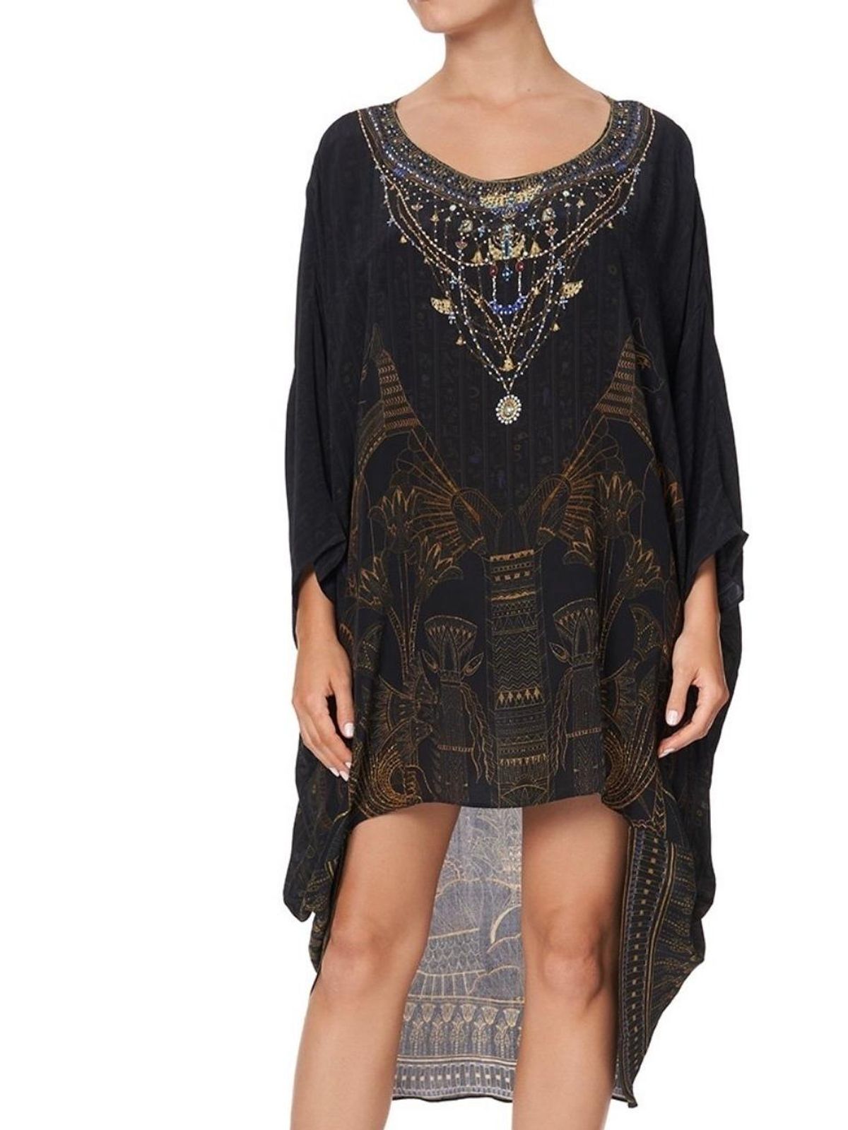 Camilla King Cobra scoop back dress black size 16 - Image 1