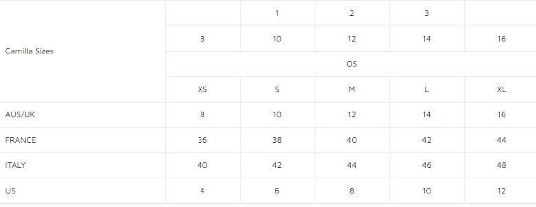 Camilla Lost in Paradise Size Large for rent on The Volte - main image