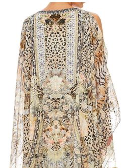 Camilla Moto Maiko Long Sheer Overlay Dress Print One Size for rent on The Volte - image 4