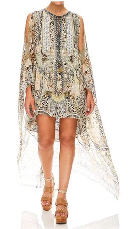 Camilla Moto Maiko Long Sheer Overlay Dress Print One Size for rent on The Volte - image 5