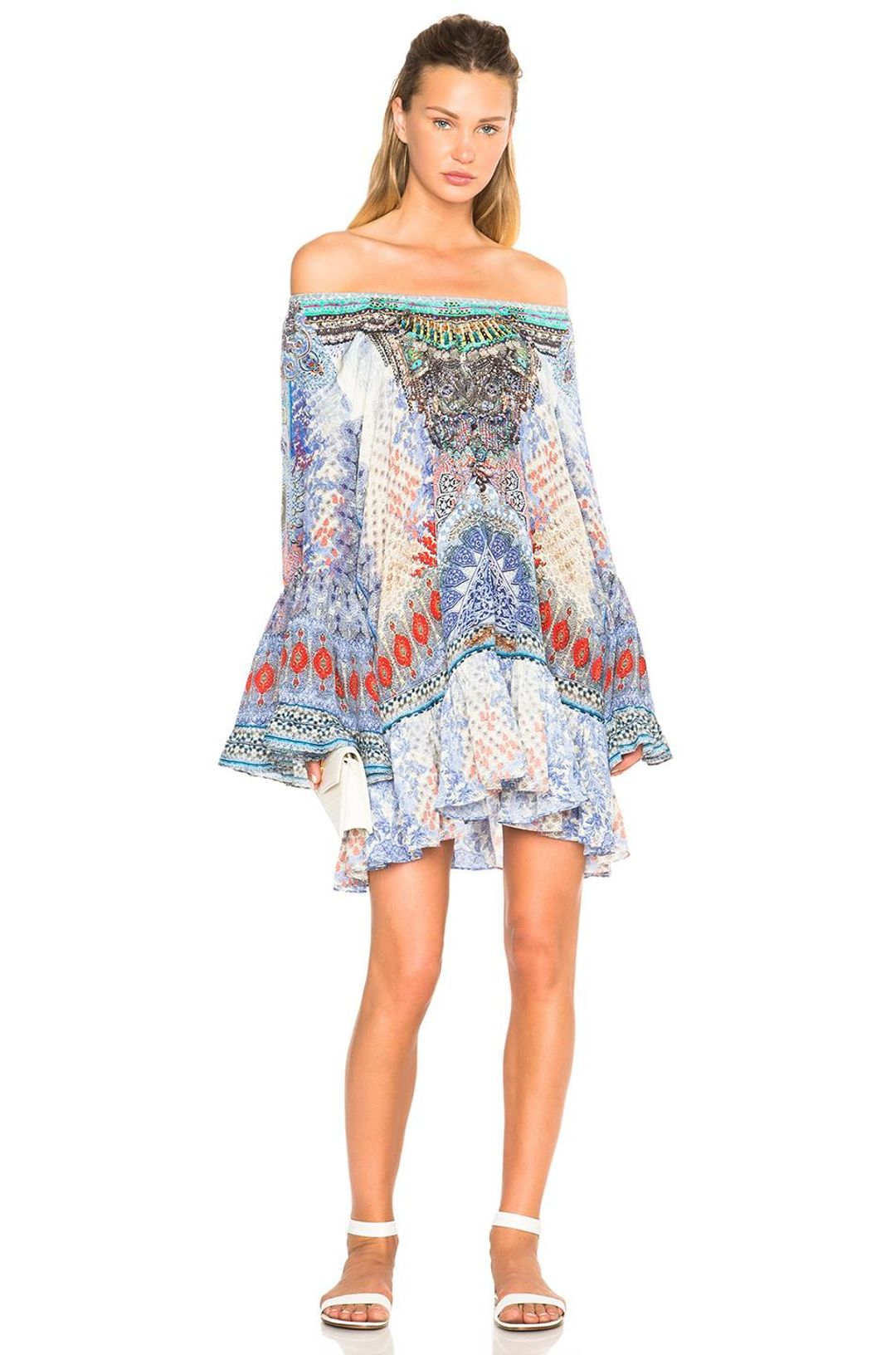 Camilla 'Concubine' A Line Frill Dress Size 2 (12) for rent on The Volte - main image