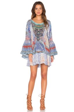 Camilla 'Concubine' A Line Frill Dress Size 2 (12) for rent on The Volte - image 2