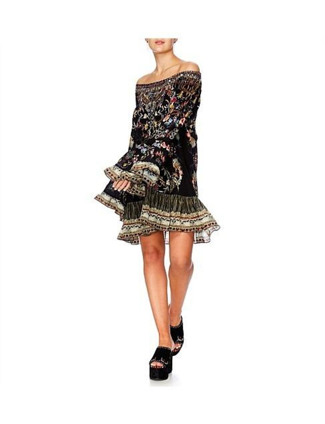 Camilla 'Dancing in the Dark' A Line Frill Dress Size L for rent on The Volte - main image