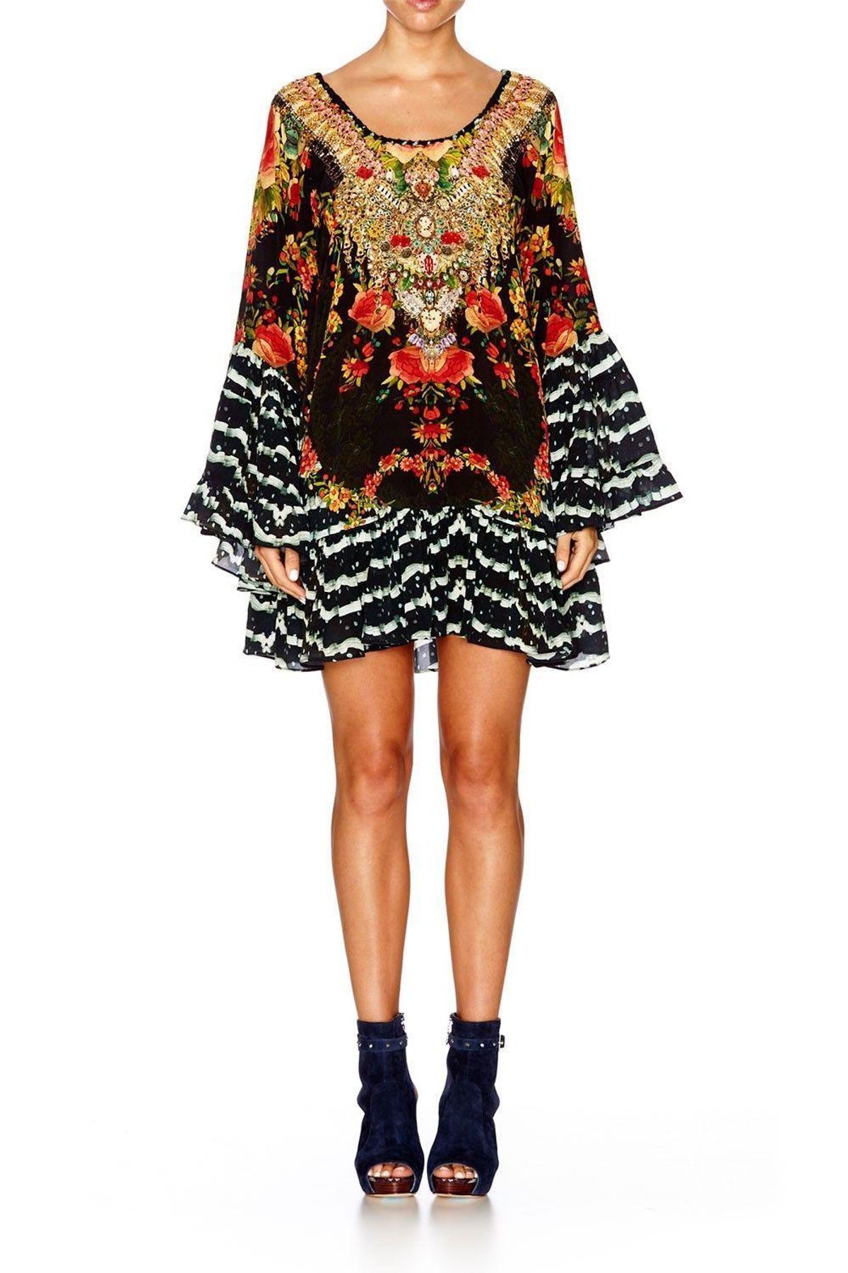 Camilla 'Lift the Veil' A Line frill Dress Size 2 (12) - Image 1