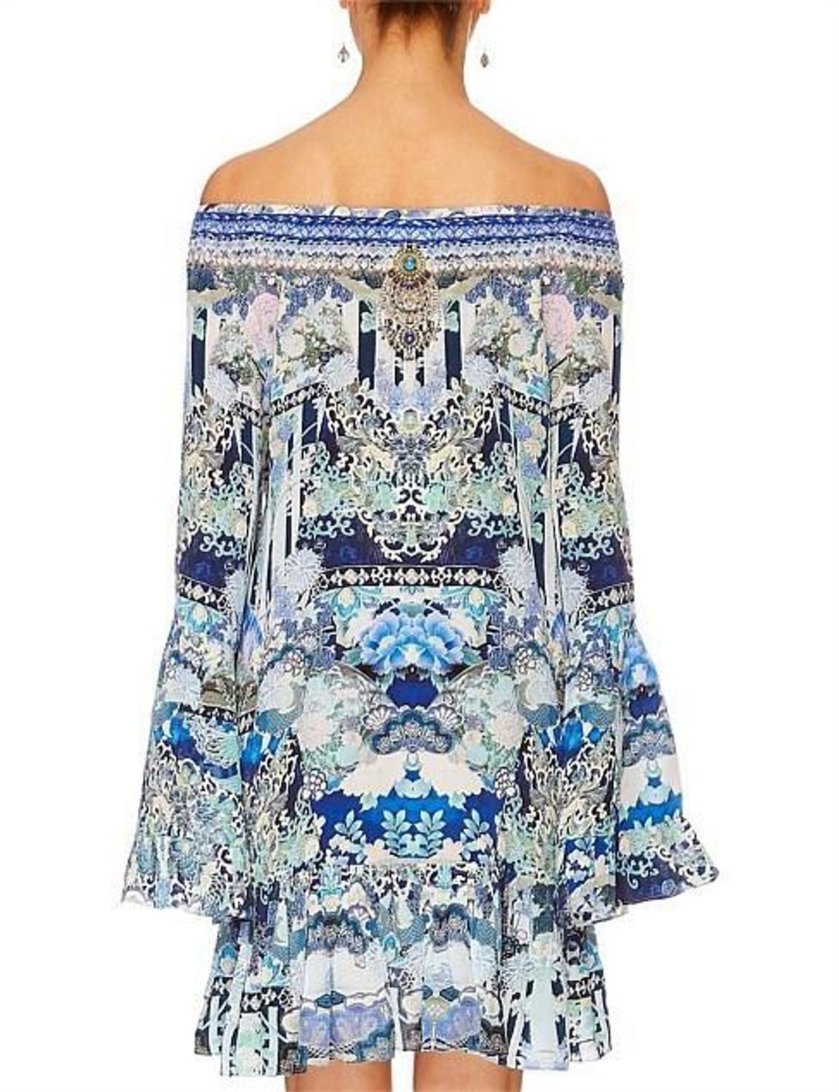 Camilla 'Cloud Dancer' A Line Frill Dress Size M - Image 4