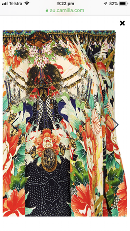 Camilla 'Queen of Kings' A-line frill dress Size L for rent on The Volte - image 6