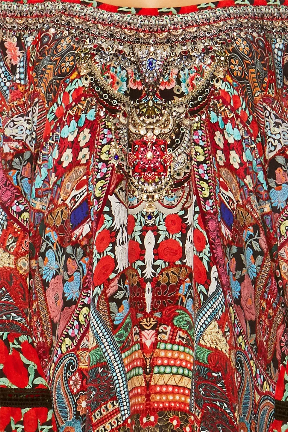 Camilla Queen Alika A Line Frill Dress Print Size 12 - Image 5