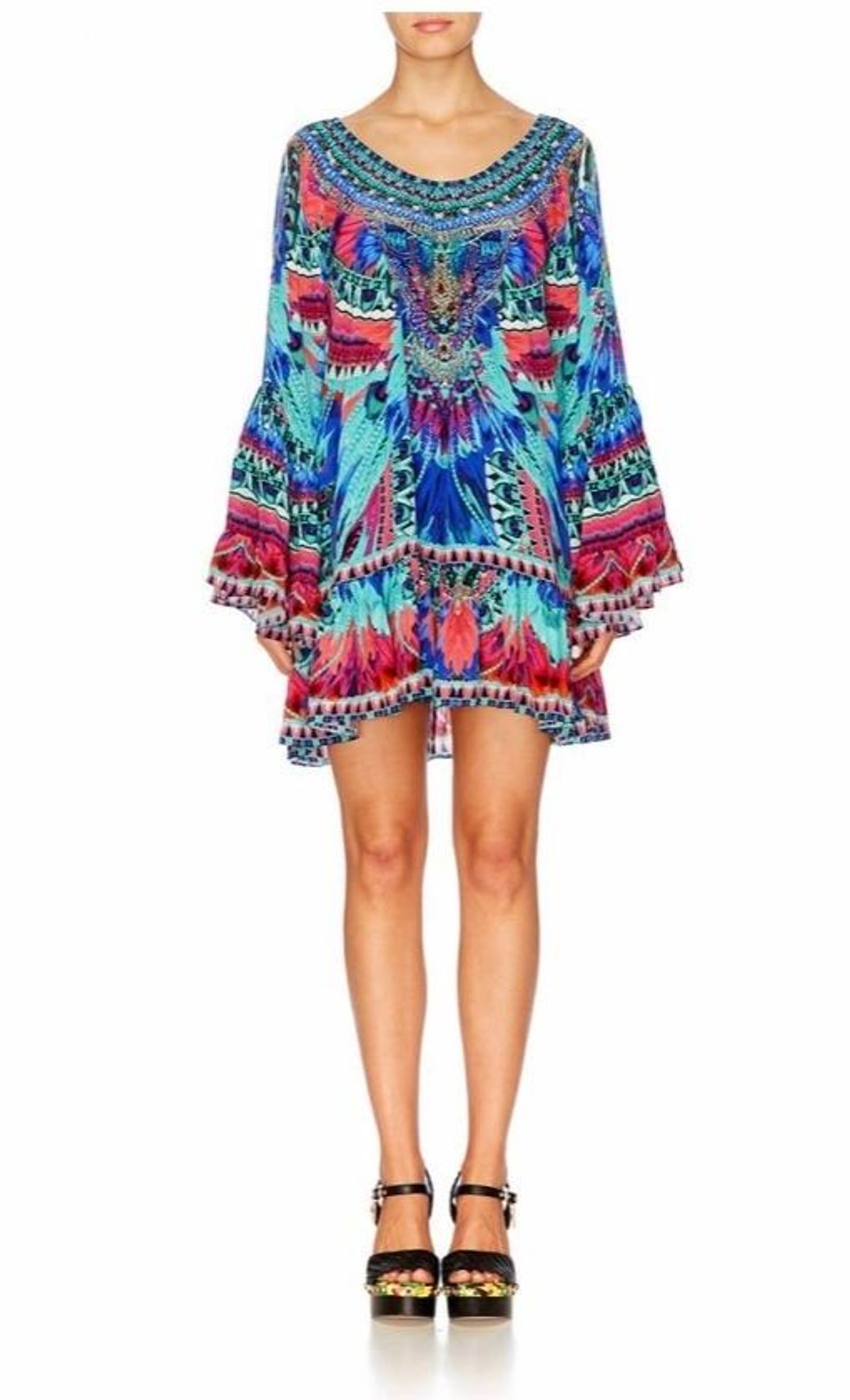 Camilla 'Skyfall' A Line Frill Dress Size M for rent on The Volte - main image